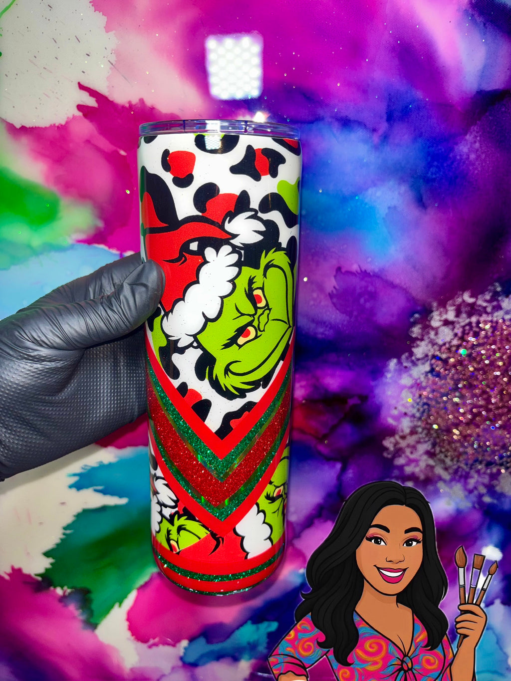 💚🎄 “Sleigh My Attitude” 30 Oz. Tumbler (Unchosen Collection)