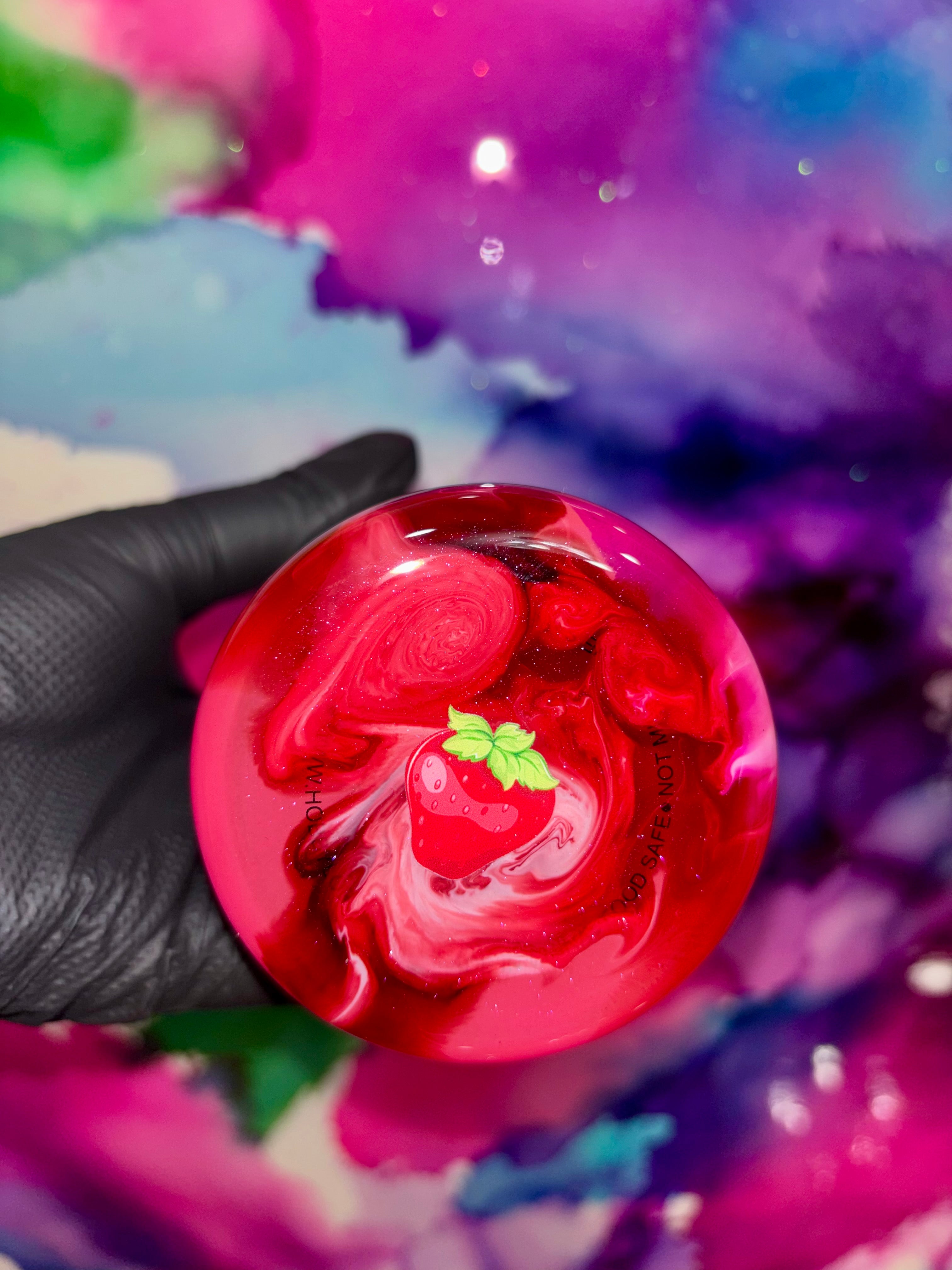 “Sweetest Friends”🍓🍰🍒20 Oz.Glass Tumbler (PREMIUM)