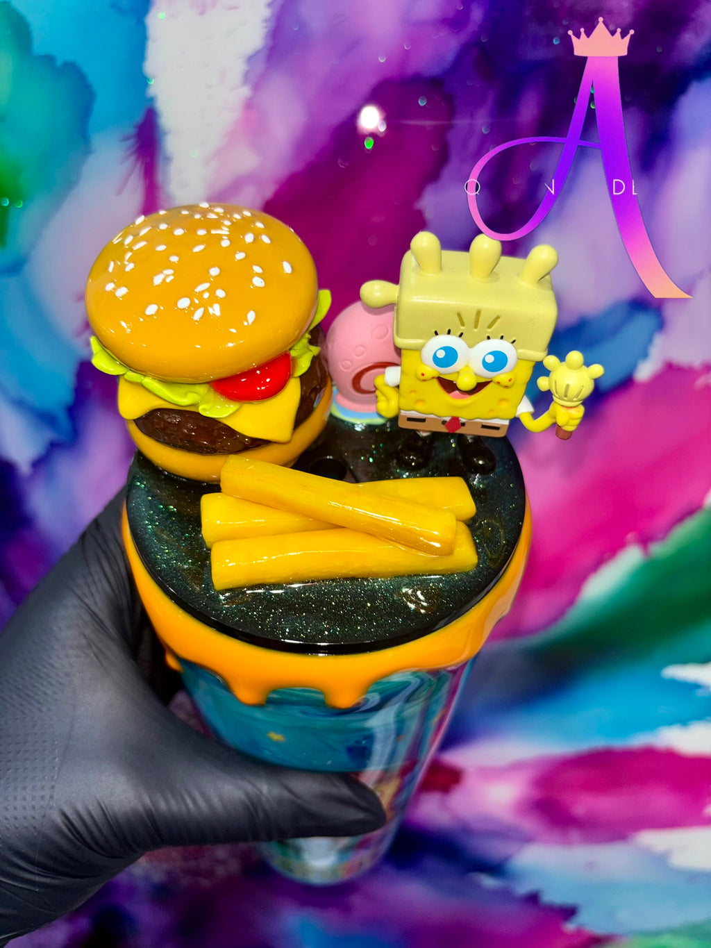 “Bikini Bottom Burger Party: SpongeBob & Gary Edition”🍔✨🎉🌊