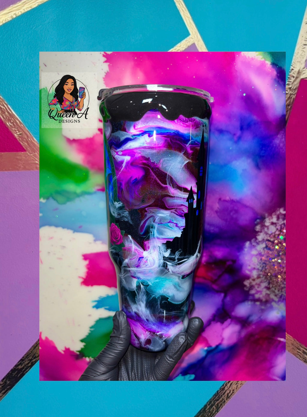 “Wicked Wednesday”🖤💜40 Oz. Tumbler