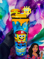 “Bikini Bottom Burger Party”: SpongeBob & Mr. Krabs 🦀🎉🍔✨🌊(Glove Head)