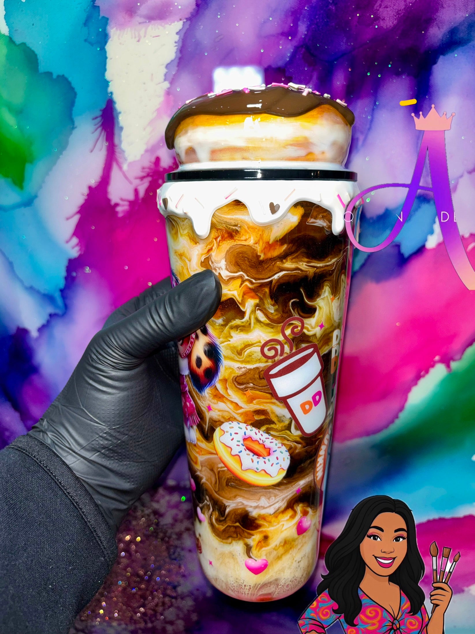 “Dunkie Junkie” Sweet Treat🍩☕️🩷🤎✨🐶🐾