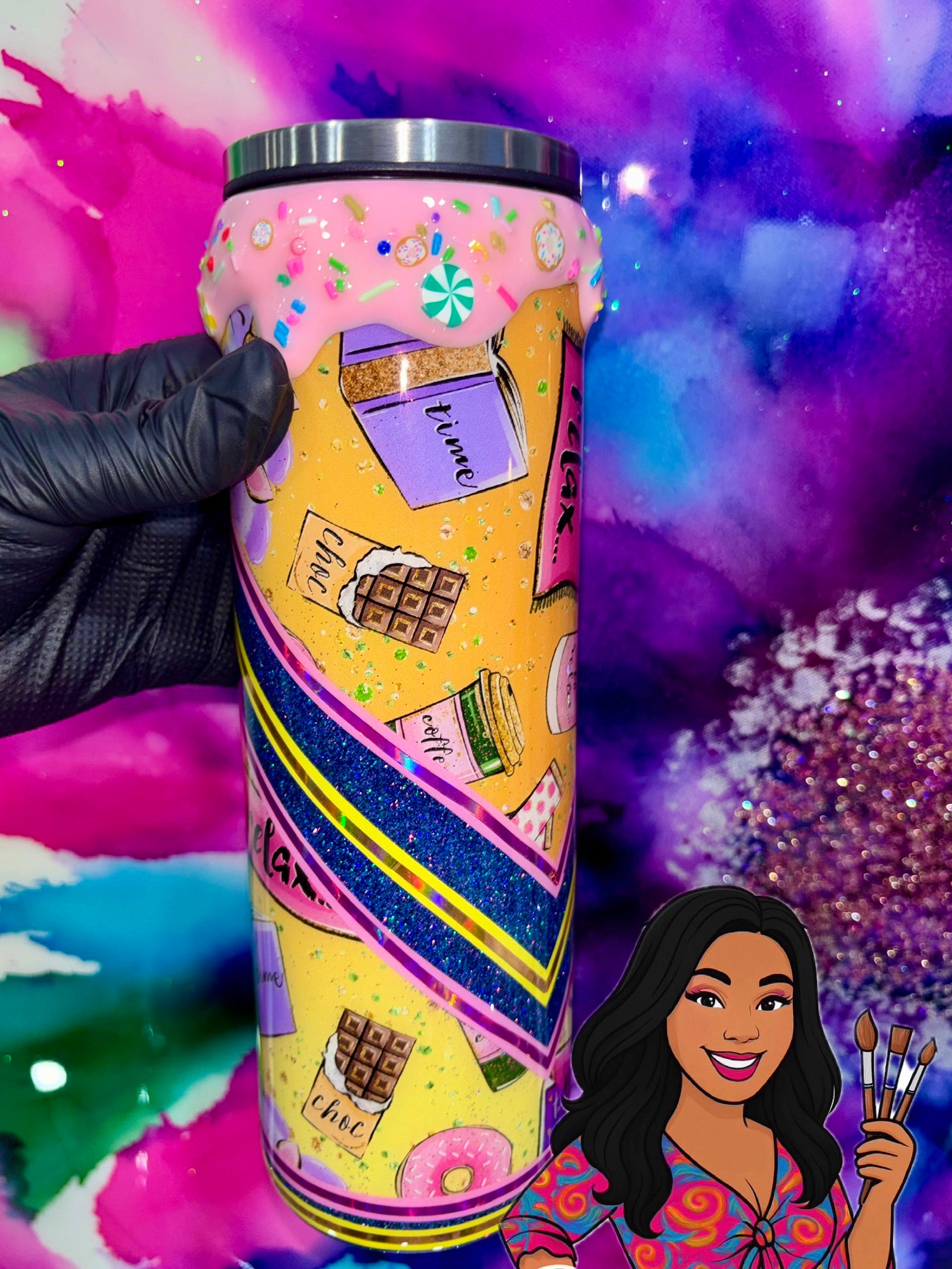 🍭🍬 “Sweet Escape” 30 Oz. Tumbler (Unchosen Collection)