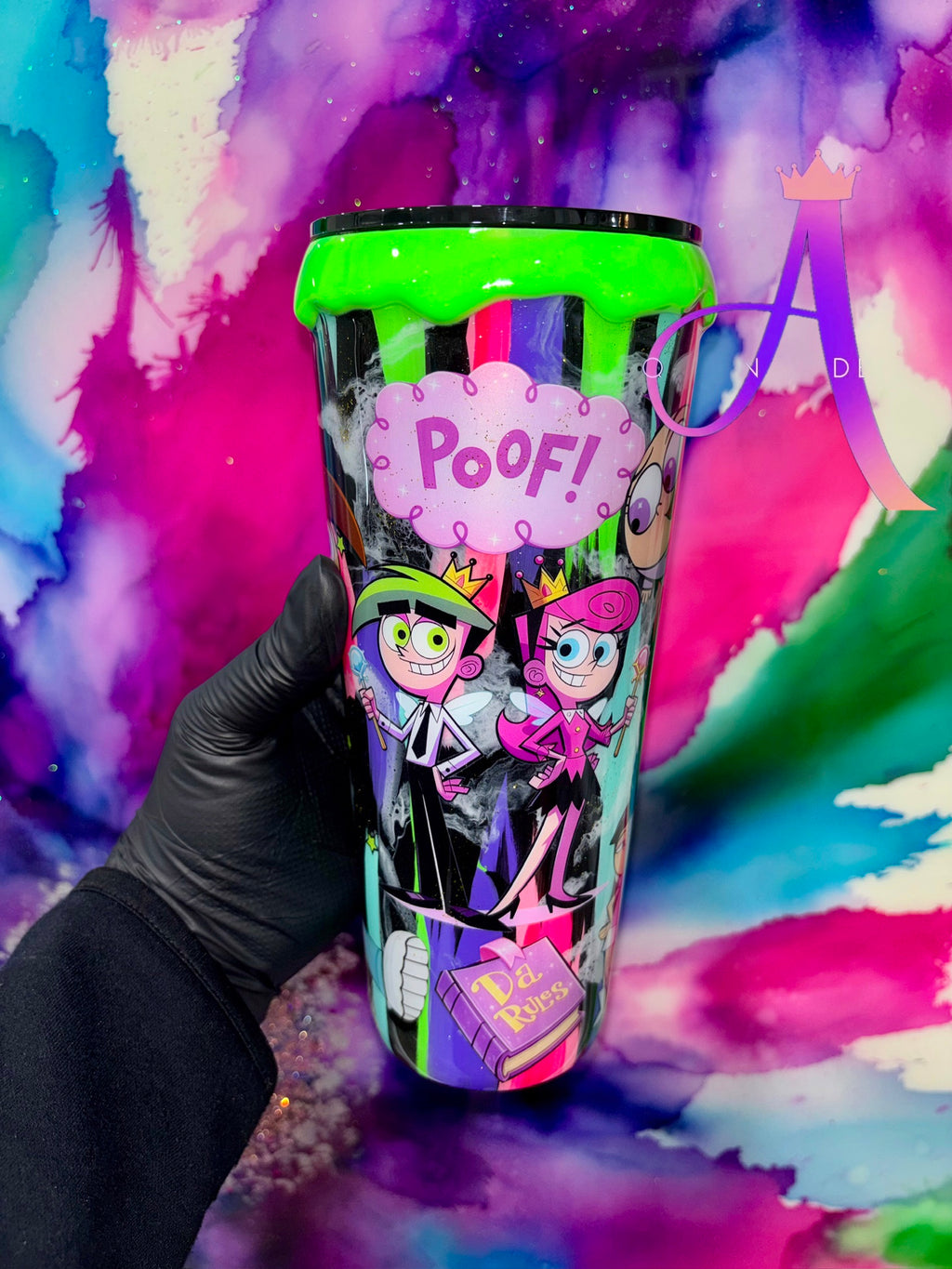 “Fairy World Magic” ✨                              (Hand Painted 👩🏼‍🎨NO DECOR TOPPER!)✨🧚