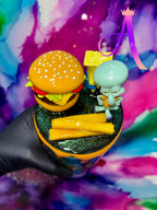 “Bikini Bottom Burger Party”: SpongeBob & Squidward Edition (Ripped Pants👖)