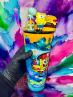 “Bikini Bottom Burger Party”: SpongeBob & Squidward Edition (Ripped Pants👖)