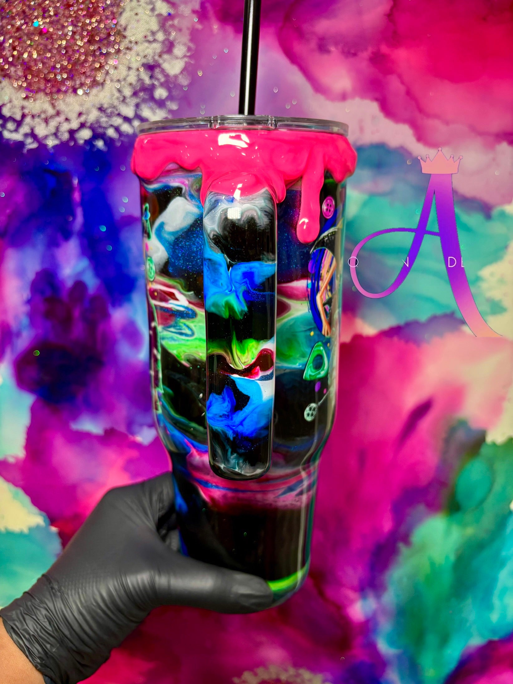 🪡✨“Coraline’s Escape” 40 Oz. Tumbler