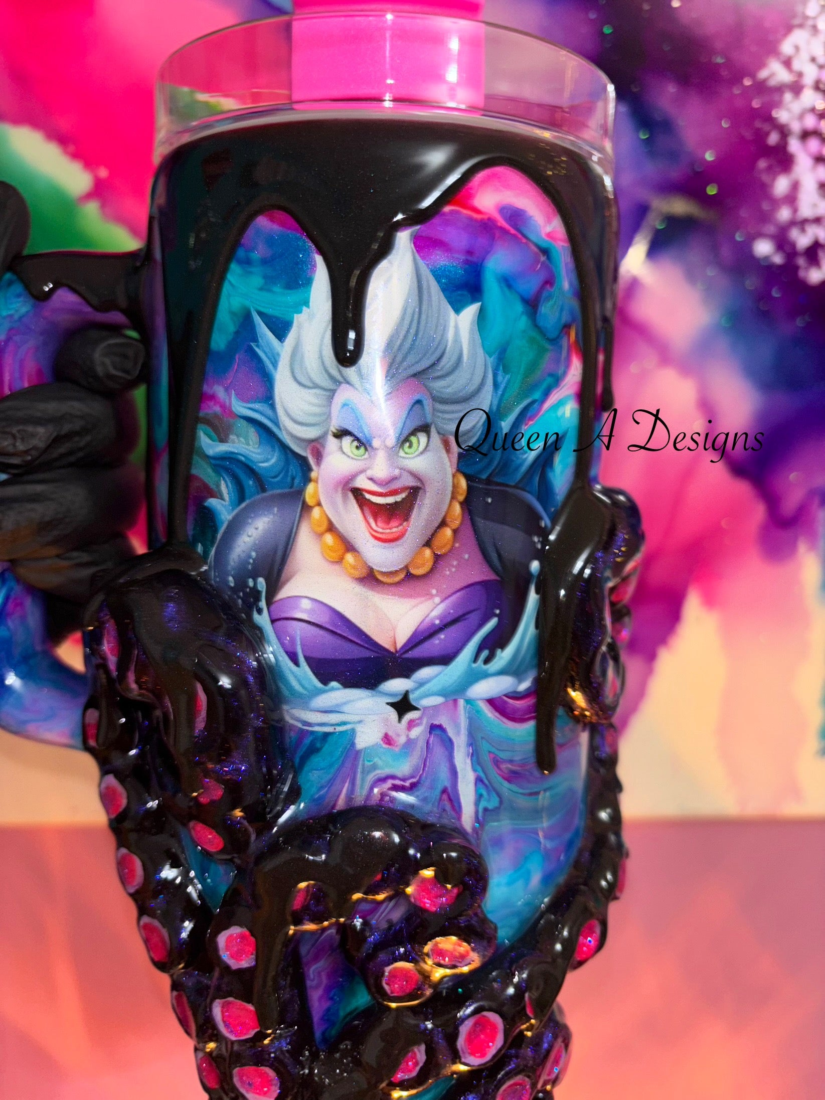 “Sea Witch Energy” 40 Oz. 3D Tumbler W/Handle