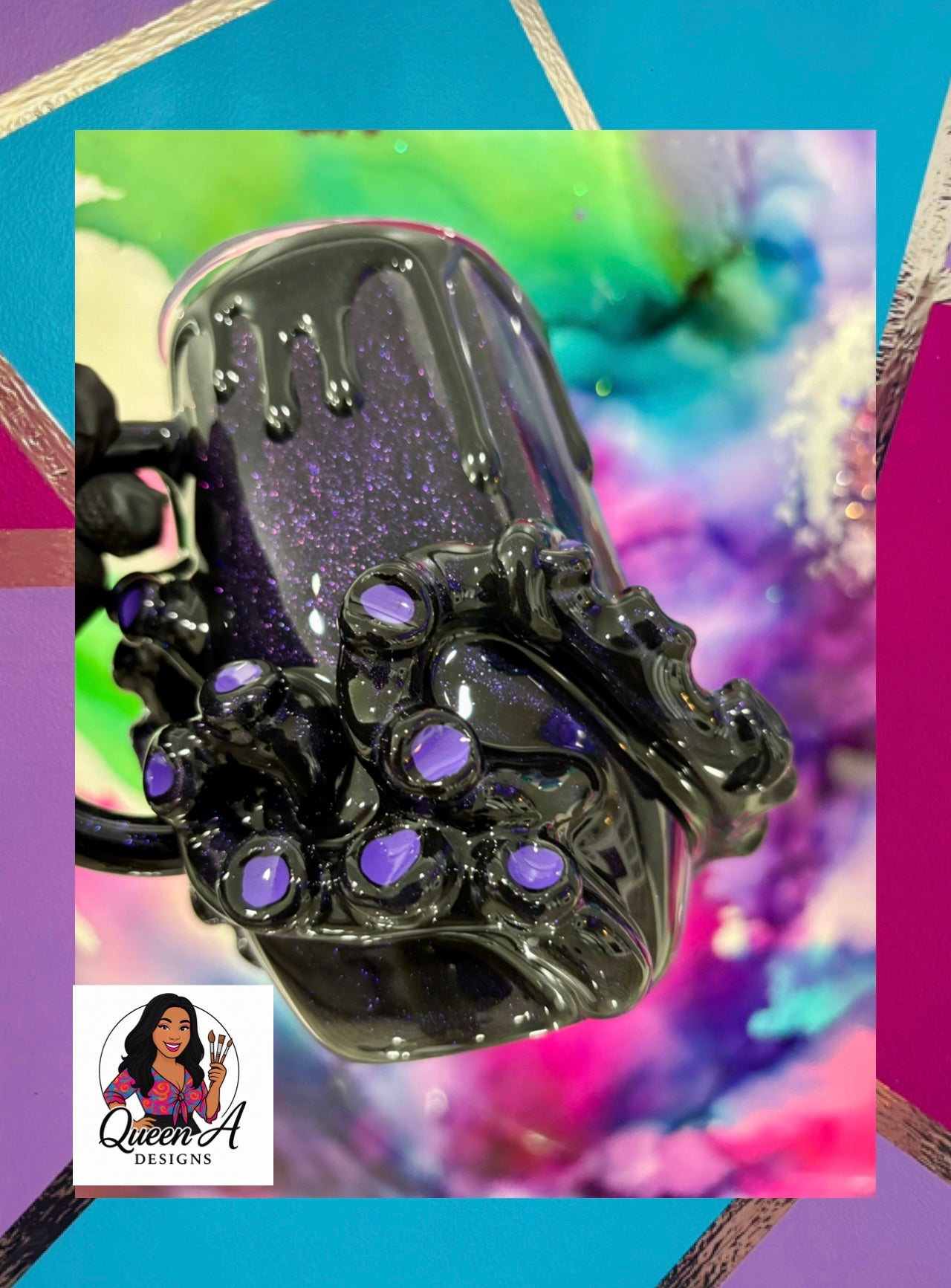 “Ursula’s Embrace” – 16oz  Stainless Steel Mug”