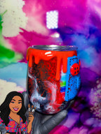 “Playtime’s Over” 12 Oz. Wine Tumbler