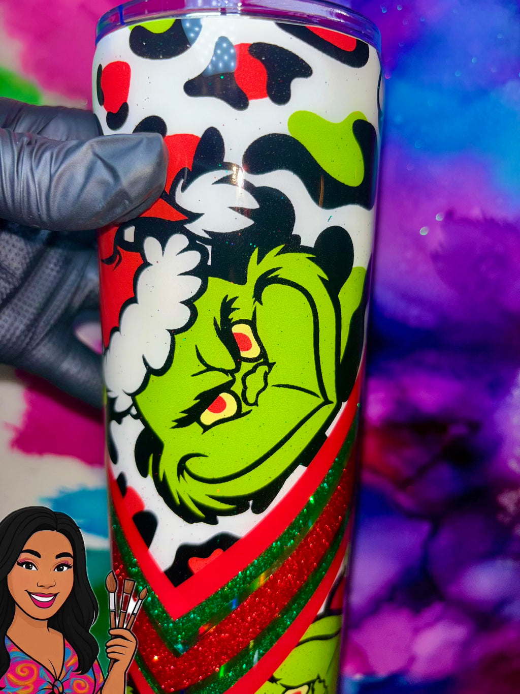 💚🎄 “Sleigh My Attitude” 30 Oz. Tumbler (Unchosen Collection)