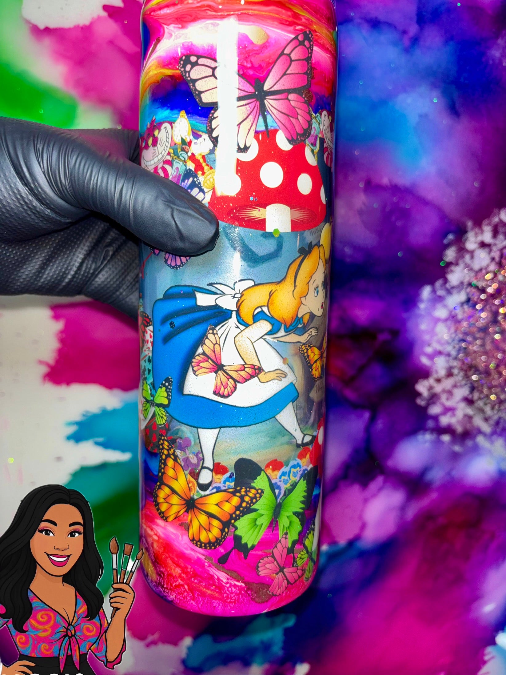 ✨🦋“Wonderland Escape” 30 Oz. Tumbler (Unchosen Collection)