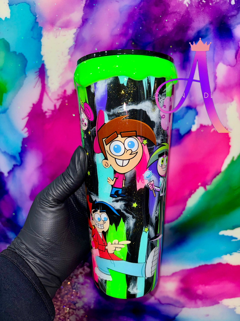 “Fairy World Magic” ✨                              (Hand Painted 👩🏼‍🎨NO DECOR TOPPER!)✨🧚