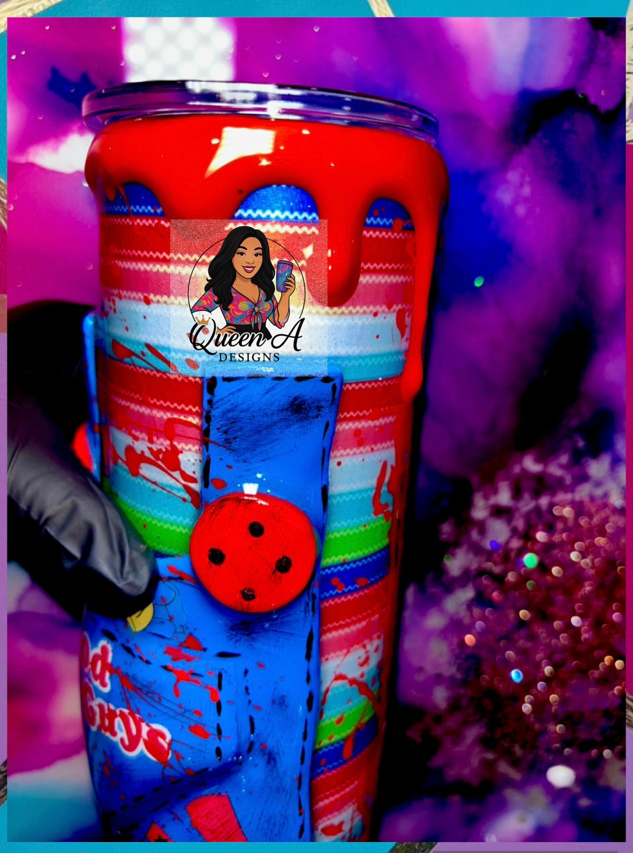 🔪🩸“Playtime’s Over” – 30oz 3D Stainless Steel Tumbler