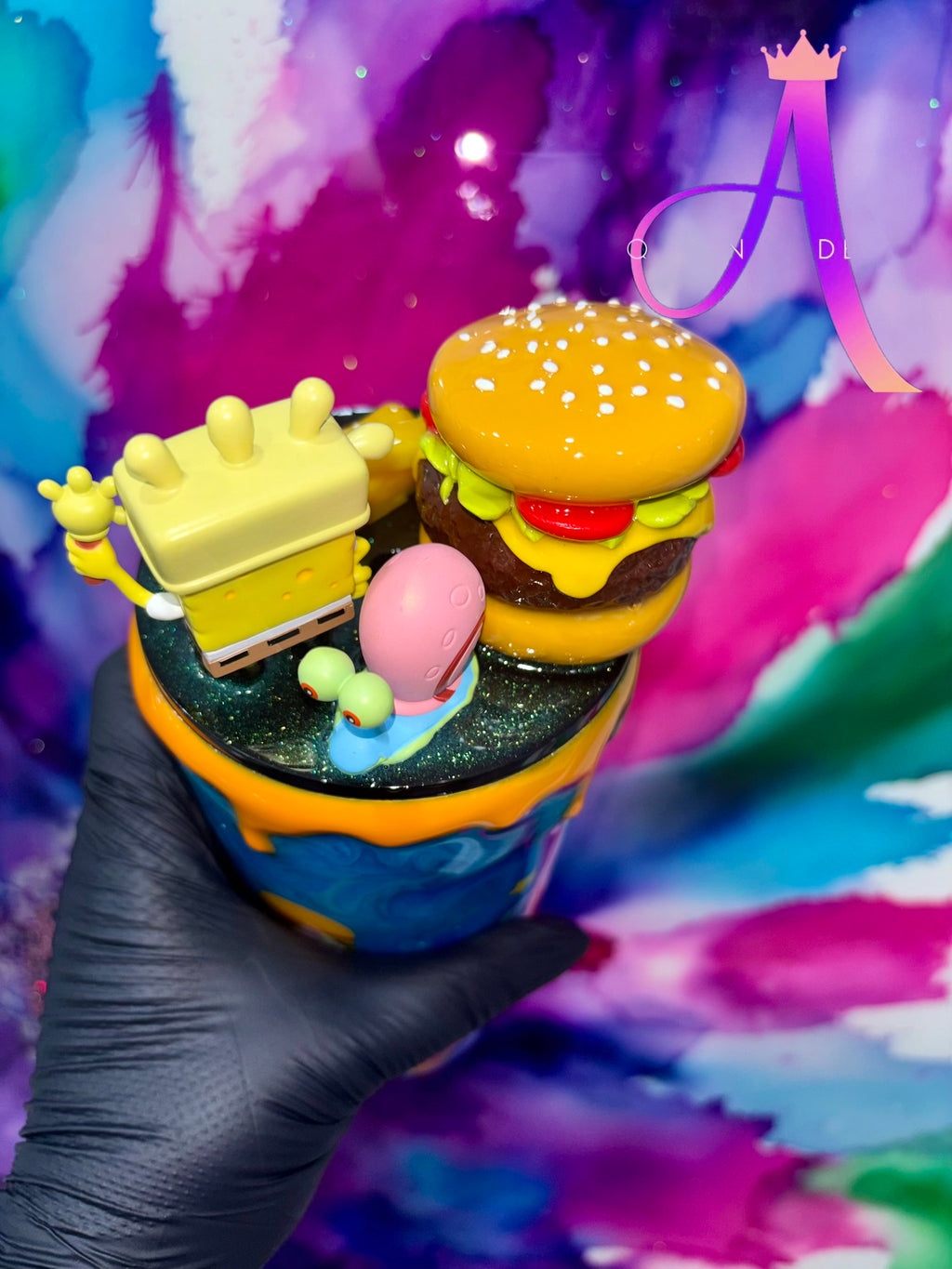 “Bikini Bottom Burger Party: SpongeBob & Gary Edition”🍔✨🎉🌊