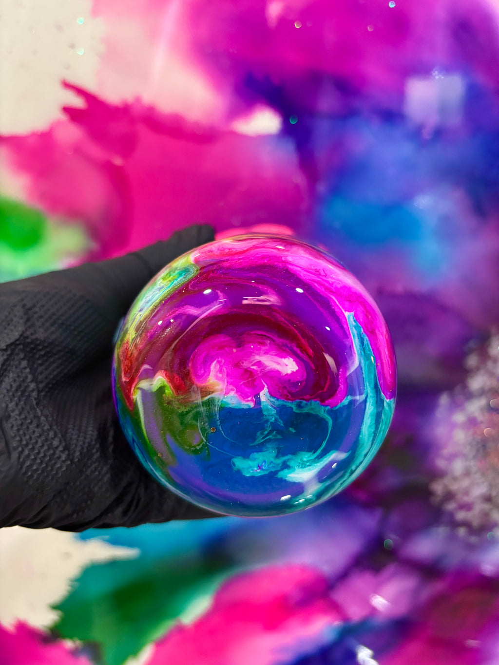 “Rugrats Dream Race”– 18 oz Glass Tumbler🍼✨🌈🩷💛💚💙✨