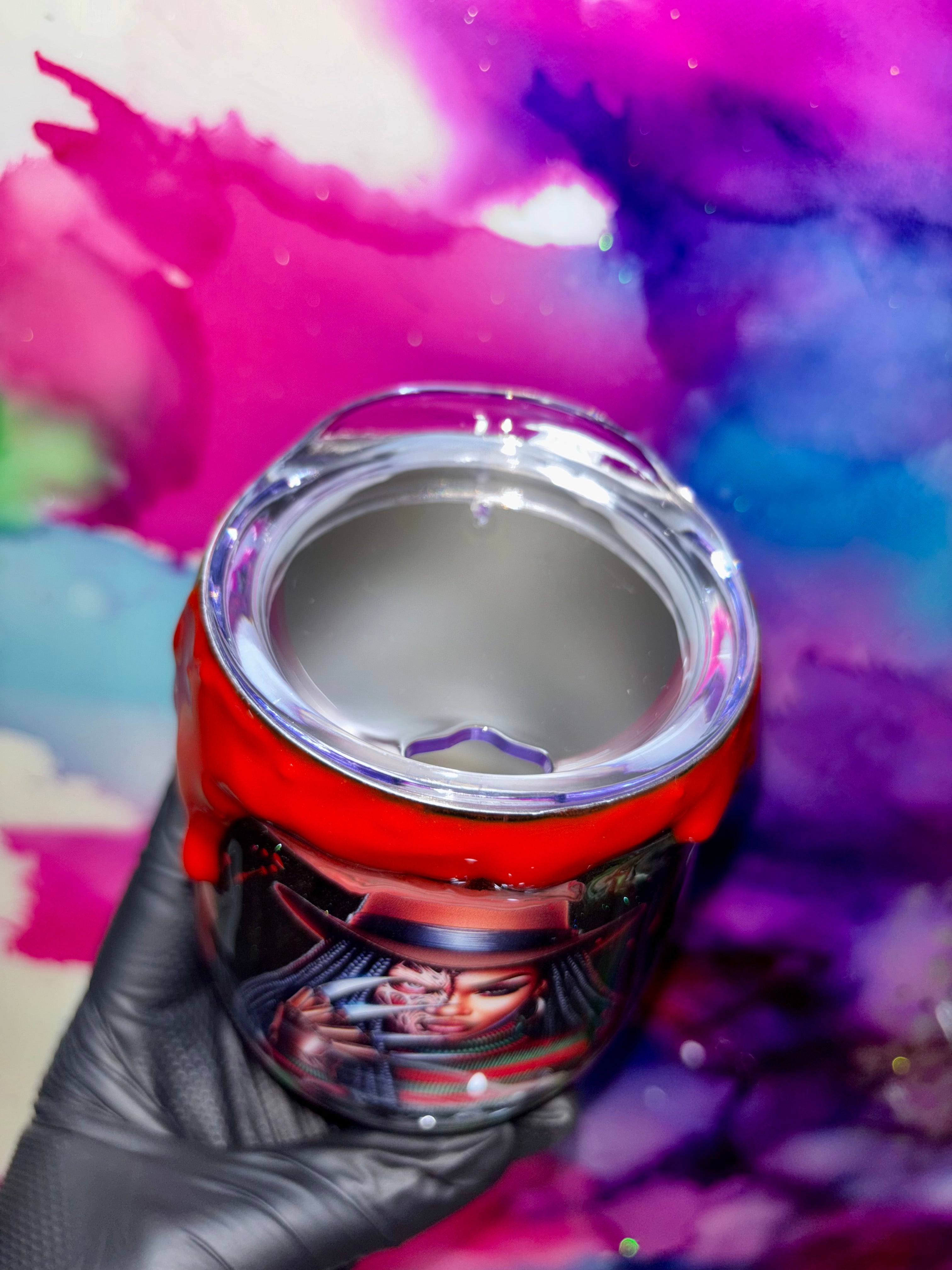 “Nightmare Seduction”❤️🩸12 Oz. Wine Tumbler