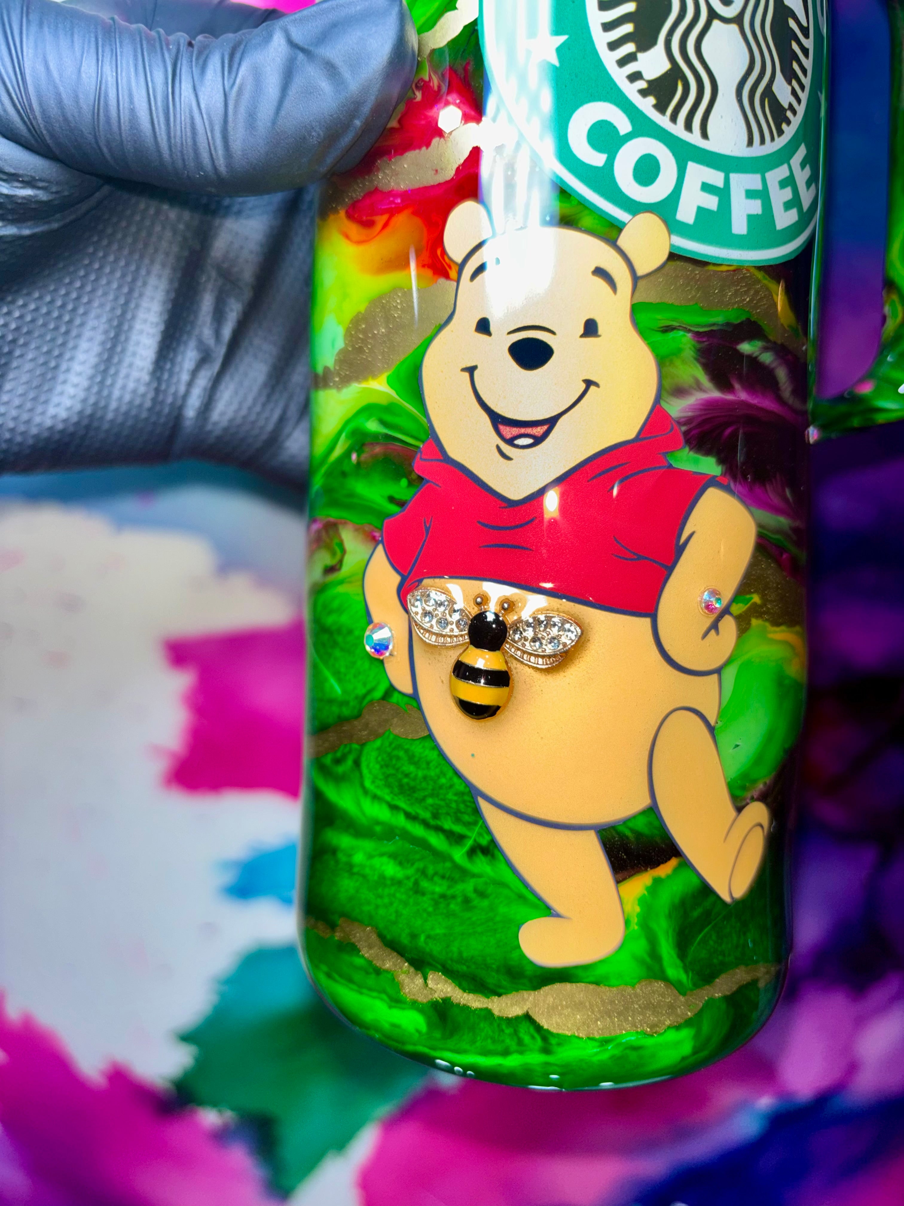 🍯🐝 ”Sweet Buzz” 30 Oz. Tumbler with handle (Unchosen Collection)