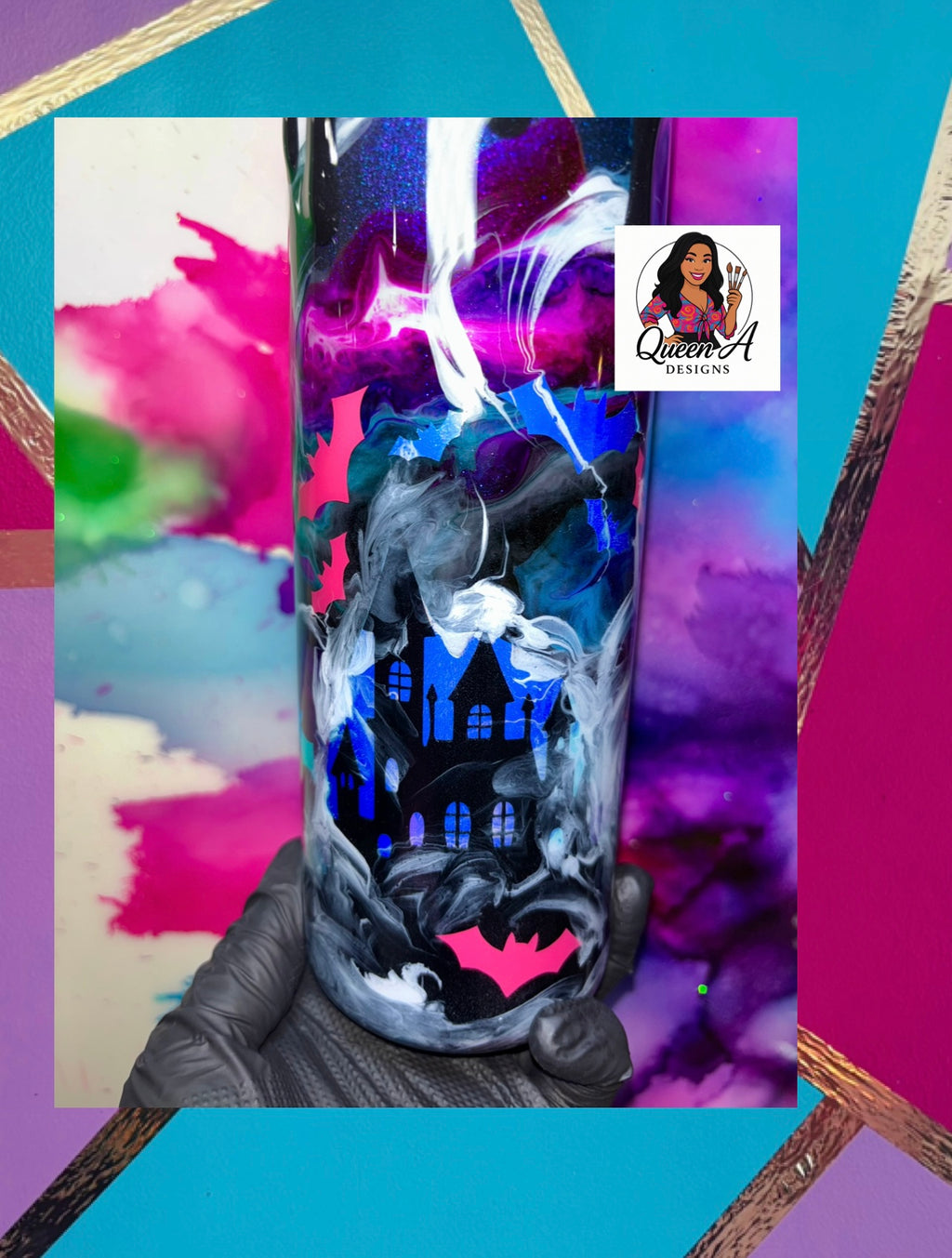 “Wednesday’s Wicked Drips”                        🖤30 Oz. Tumbler