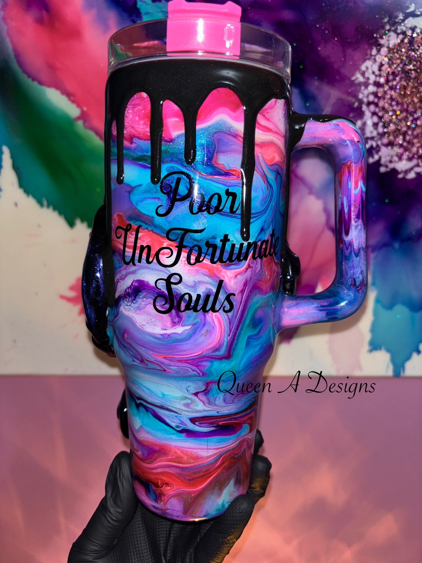 “Sea Witch Energy” 40 Oz. 3D Tumbler W/Handle