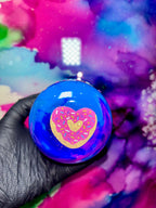 🍩🩷✨“Homers Heaven”✨18 Oz. Glass Tumbler  (✨🔵Blue Icing🔵✨)