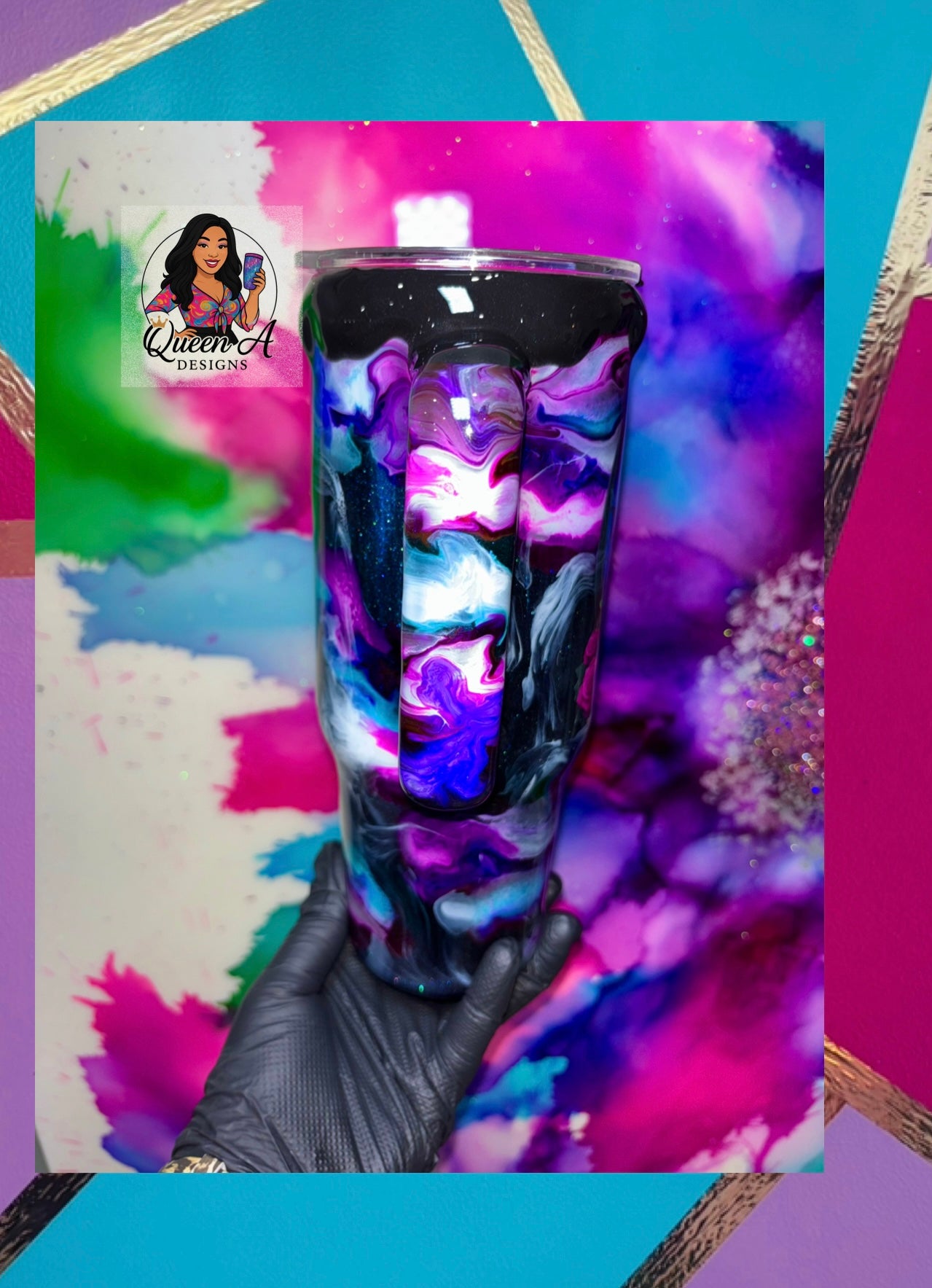 “Wicked Wednesday”🖤💜40 Oz. Tumbler