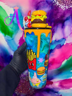 “Bikini Bottom Burger Party” : SpongeBob & Mr. Krabs (Rockstar Edition)🍔🎸✨🦀🎉