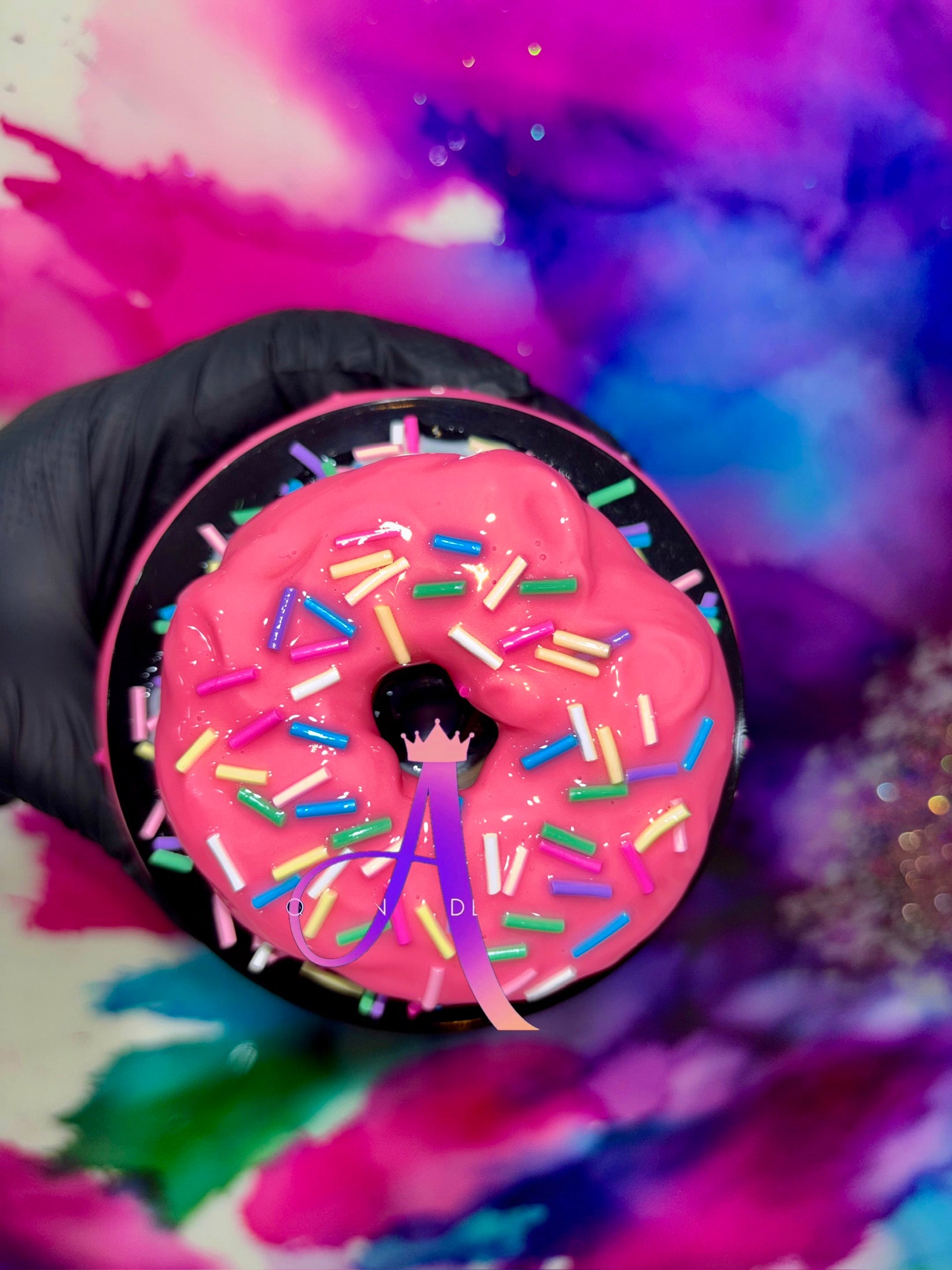 🍩✨ Stitch’s Sugar Rush Delight” –            16 OZ. Acrylic Tumbler