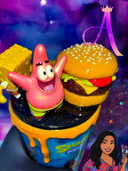 🍔✨🏝️“Bikini Bottom Burger Bliss” 24Oz. Tumbler (PREMIUM)