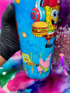 🍔✨🏝️“Bikini Bottom Burger Bliss” 24Oz. Tumbler (PREMIUM)