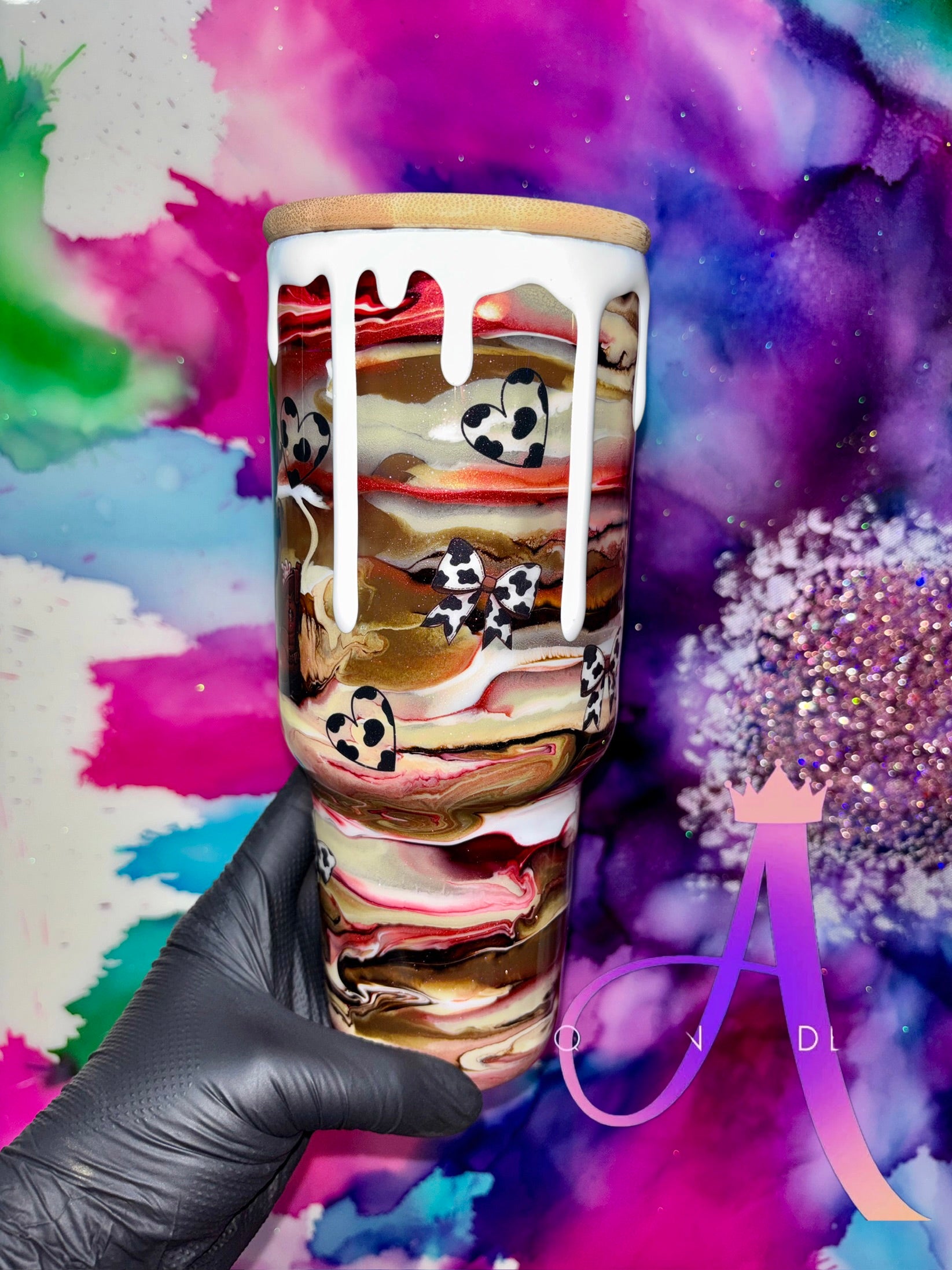 “Baby Boop’s Moo Moo Milkshake”
40 OZ. (GLASS) Tumbler W/ Bamboo Lid & Handle 🍫🍼🧋💫🍨