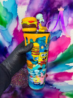 “Bikini Bottom Burger Party”: SpongeBob & Squidward Edition (Ripped Pants👖)