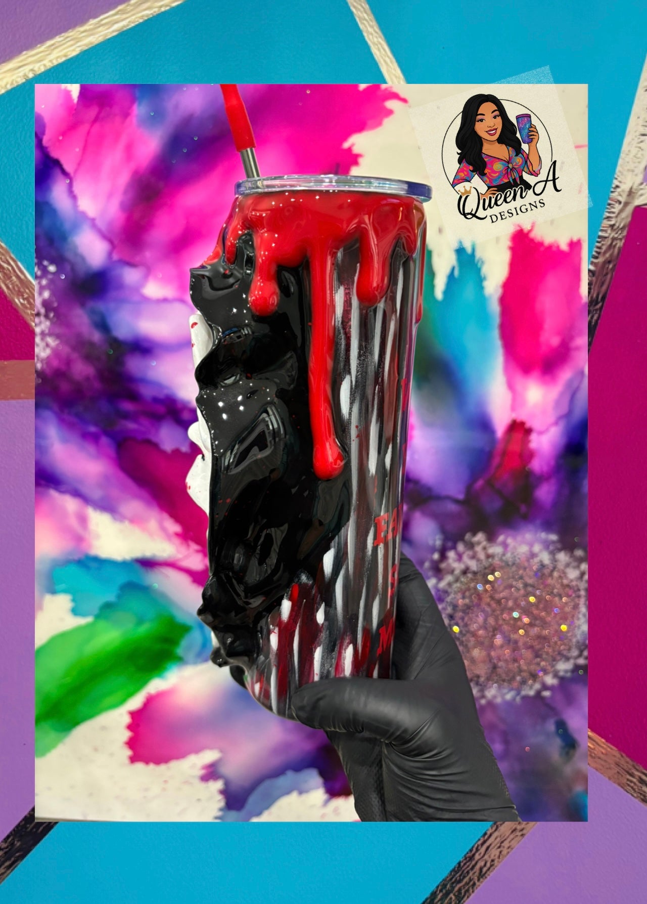 “Screamin’ Sips”- 30oz 3D Horror Tumbler