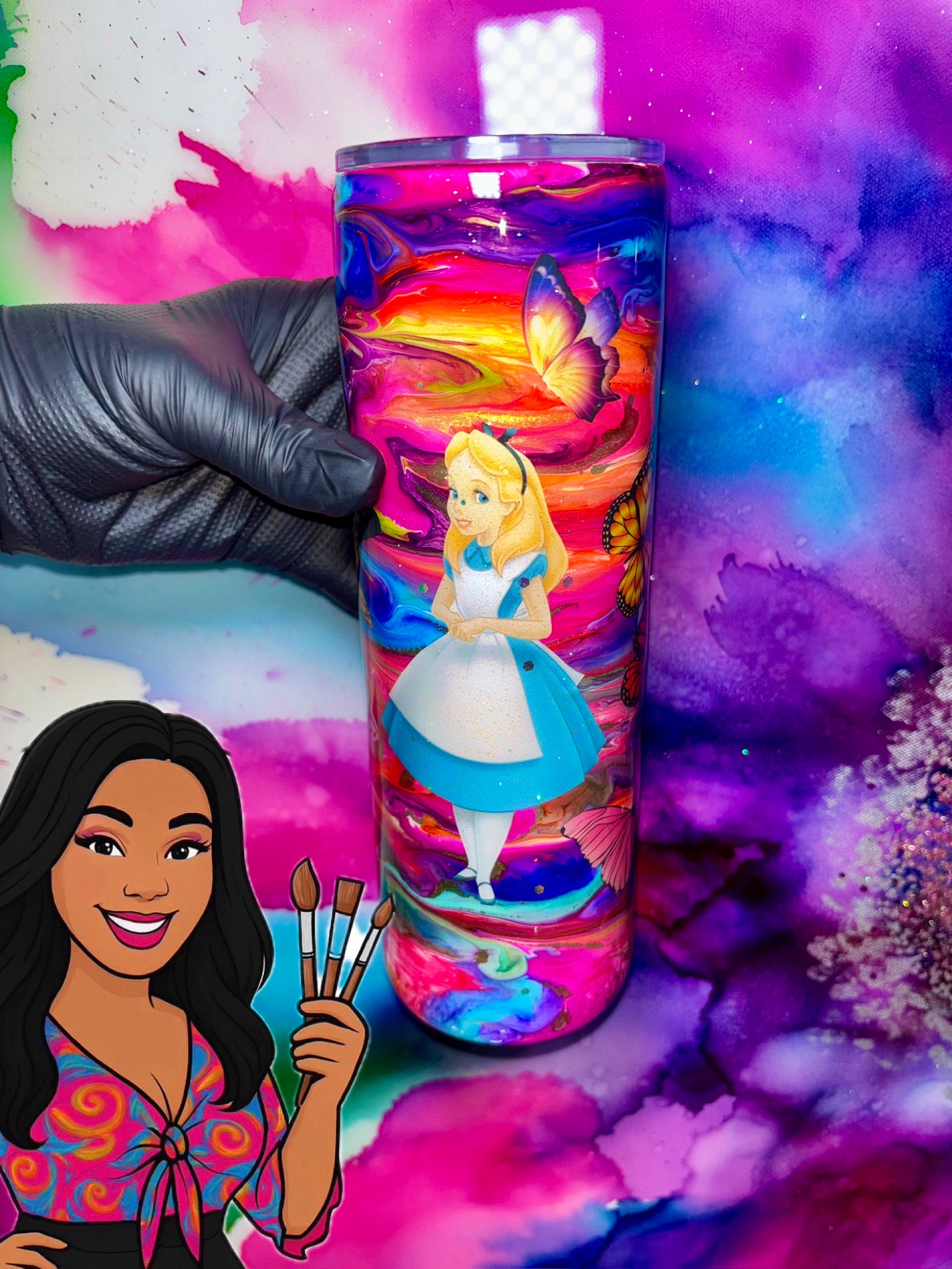 ✨🦋“Wonderland Escape” 30 Oz. Tumbler (Unchosen Collection)