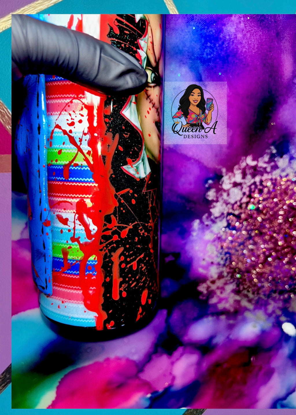 🔪🩸“Playtime’s Over” – 30oz 3D Stainless Steel Tumbler