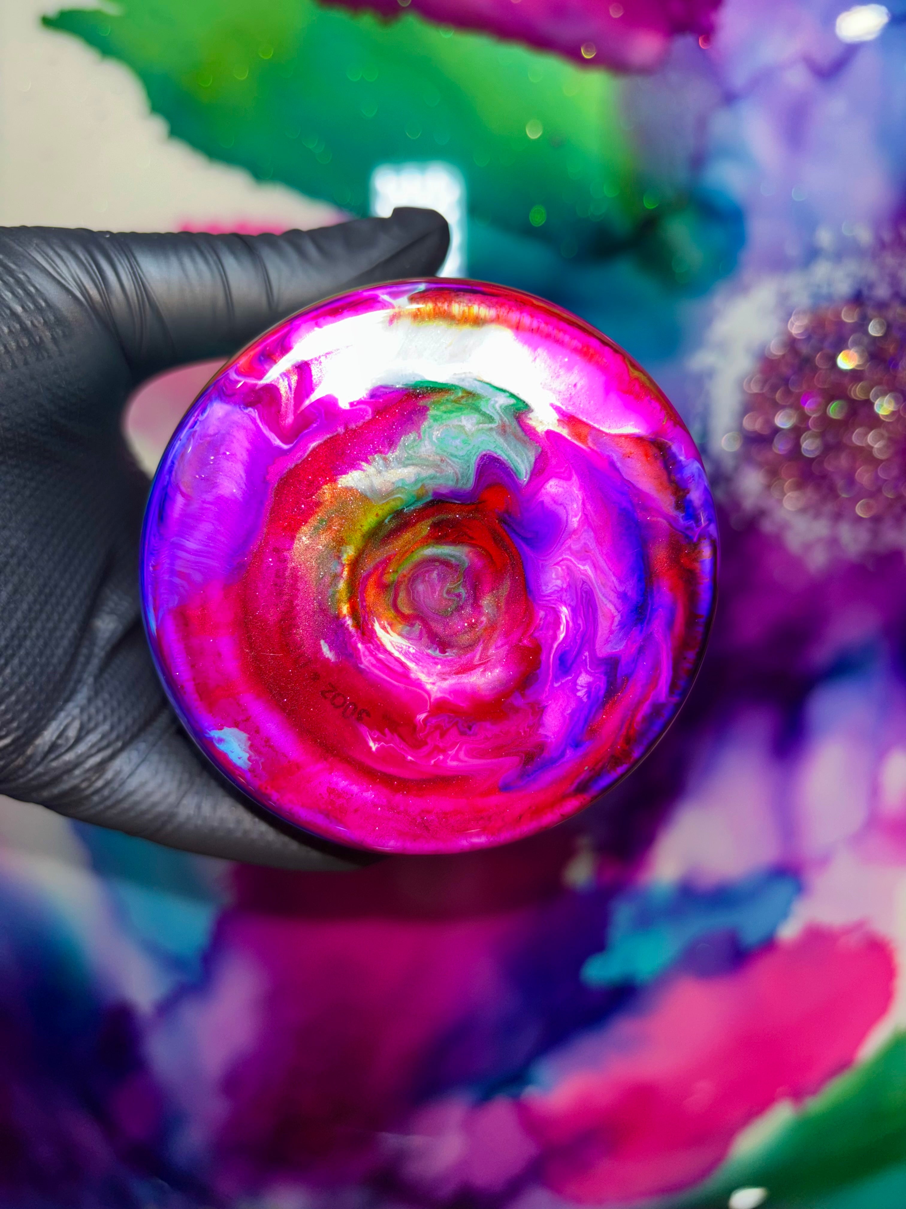 “Trapped in Enid’s Colors” – 30 oz Tumbler 🖤🕷️🕸️