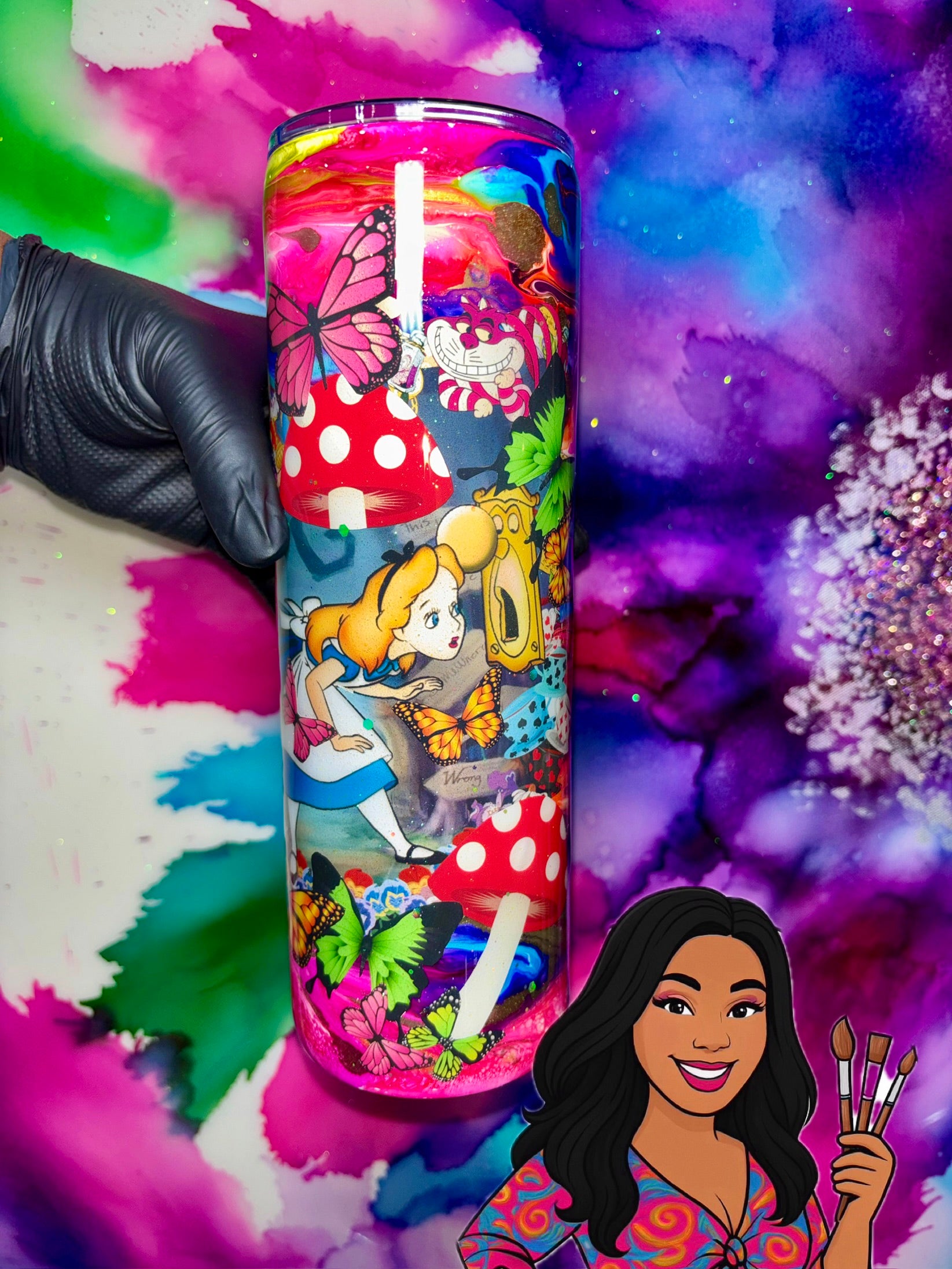 ✨🦋“Wonderland Escape” 30 Oz. Tumbler (Unchosen Collection)