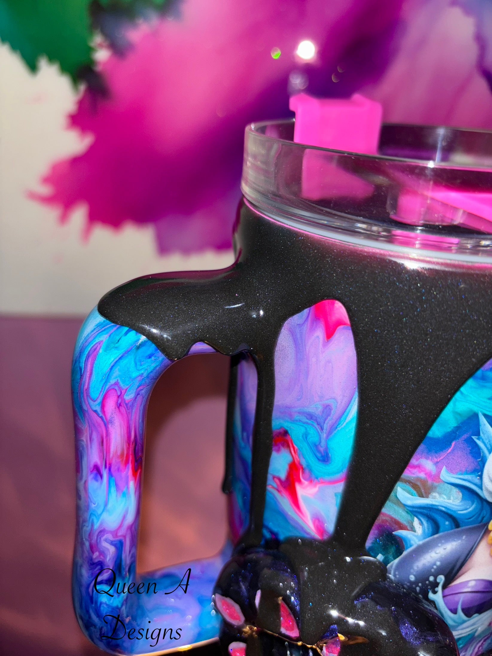 “Sea Witch Energy” 40 Oz. 3D Tumbler W/Handle