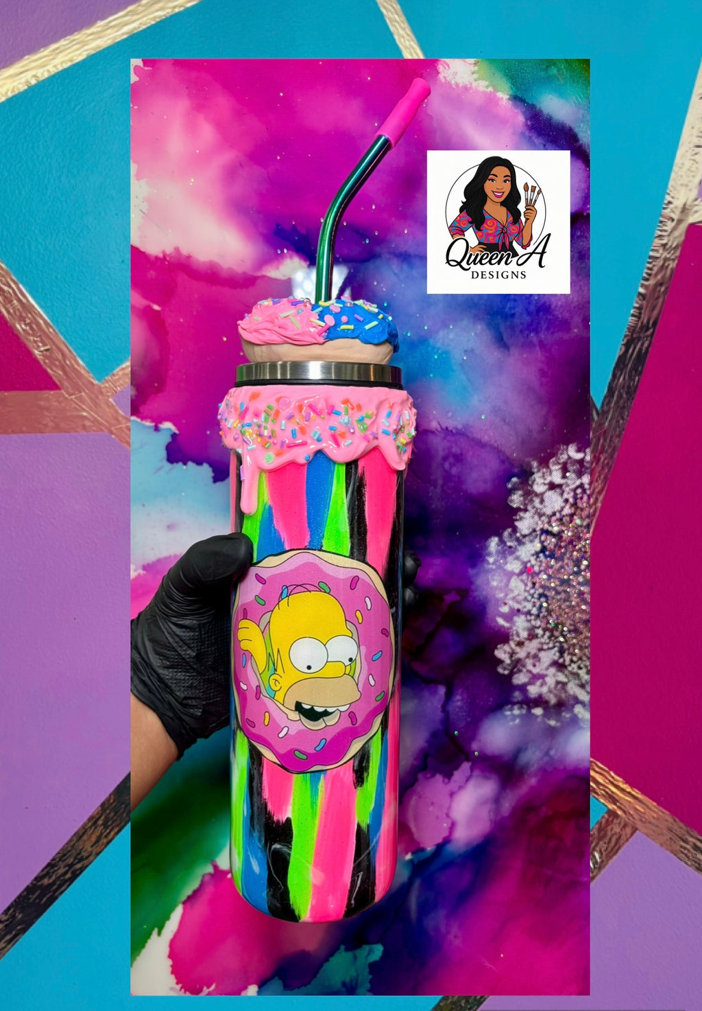 "Homers Neon Craves" 30 Oz. Tumbler