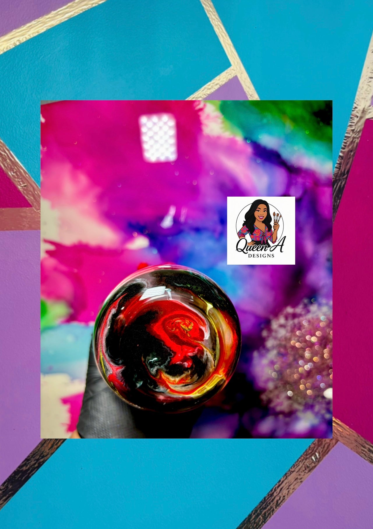 “You’ll Float Too!”🎈🩸18 Oz. Glass Tumbler