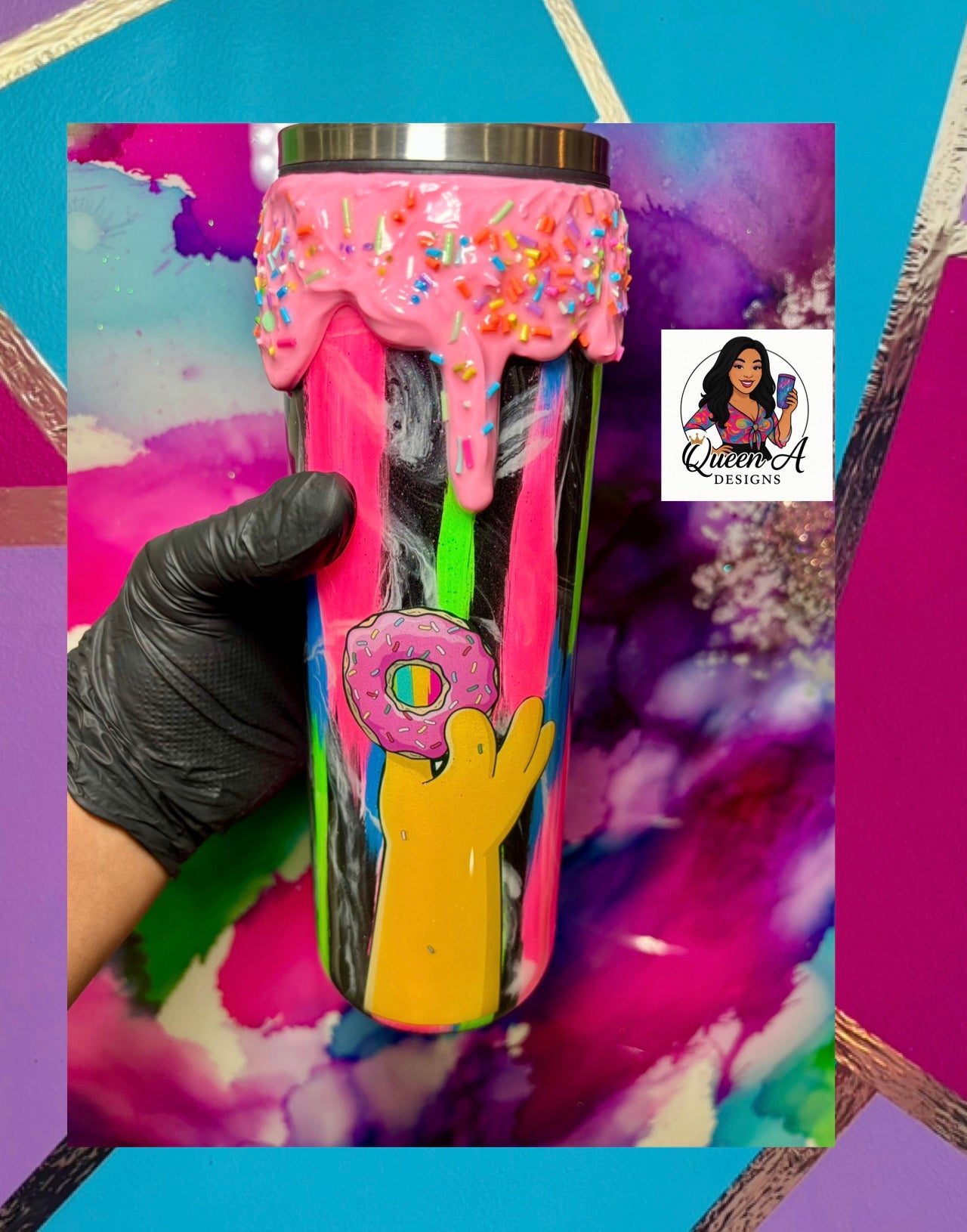 "Homers Neon Craves" 30 Oz. Tumbler