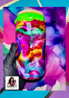 “Neon Nightmare” 18Oz. Glass Tumbler
