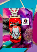 “You’ll Float Too!”🎈🩸18 Oz. Glass Tumbler