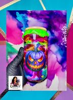 “Neon Nightmare” 18Oz. Glass Tumbler