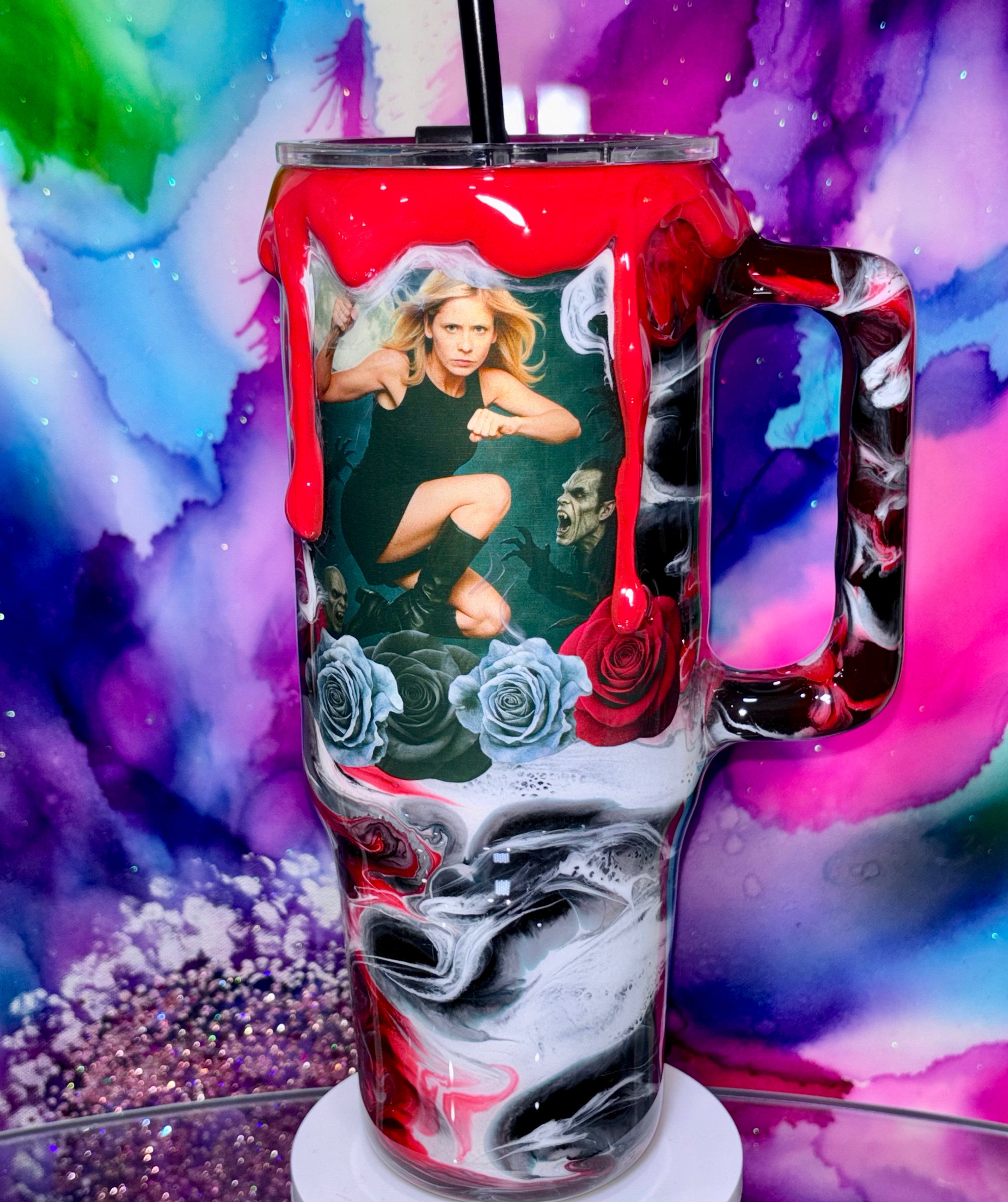 “Slayers Sip” 40 Oz. Tumbler