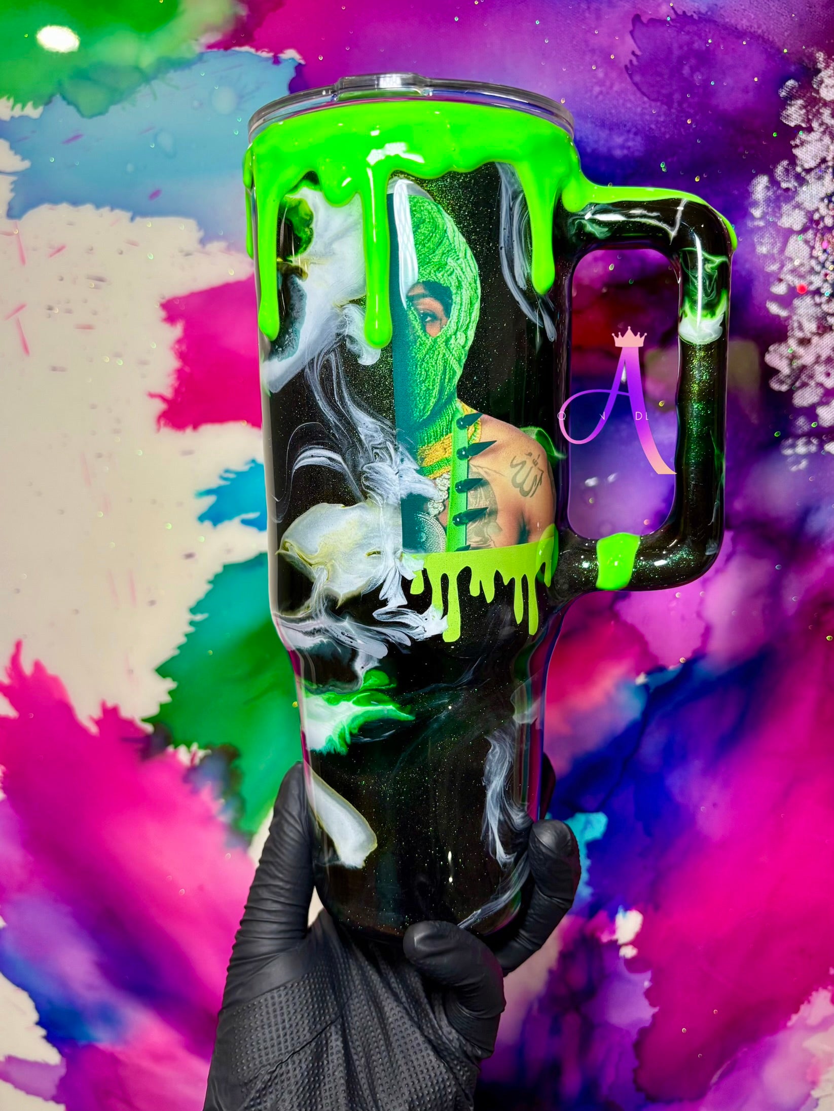 “Make America Slime Again” 40 Oz. Tumbler 💚🐍