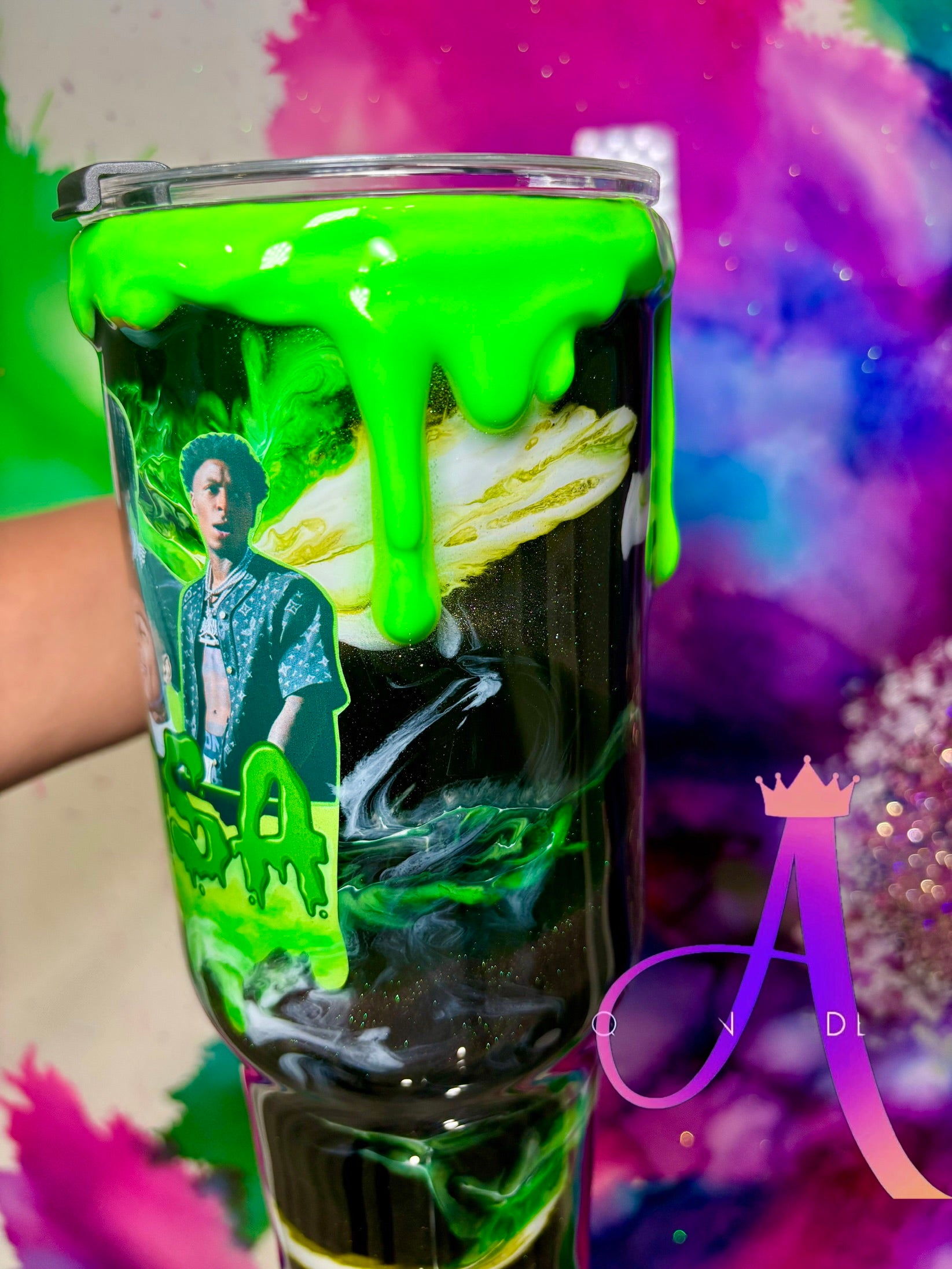 “Make America Slime Again” 40 Oz. Tumbler 💚🐍