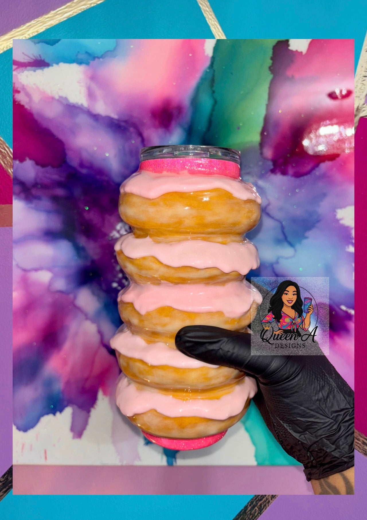 “Donut Queen” 20oz. 3D Tumbler