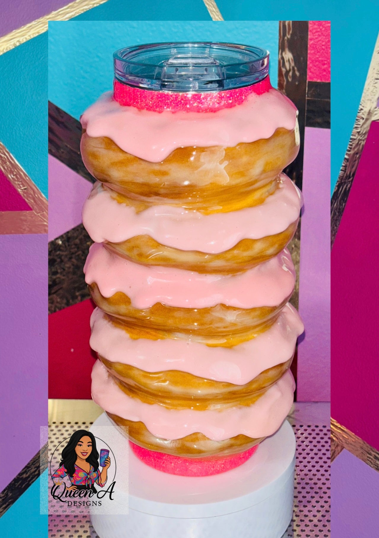 “Donut Queen” 20oz. 3D Tumbler