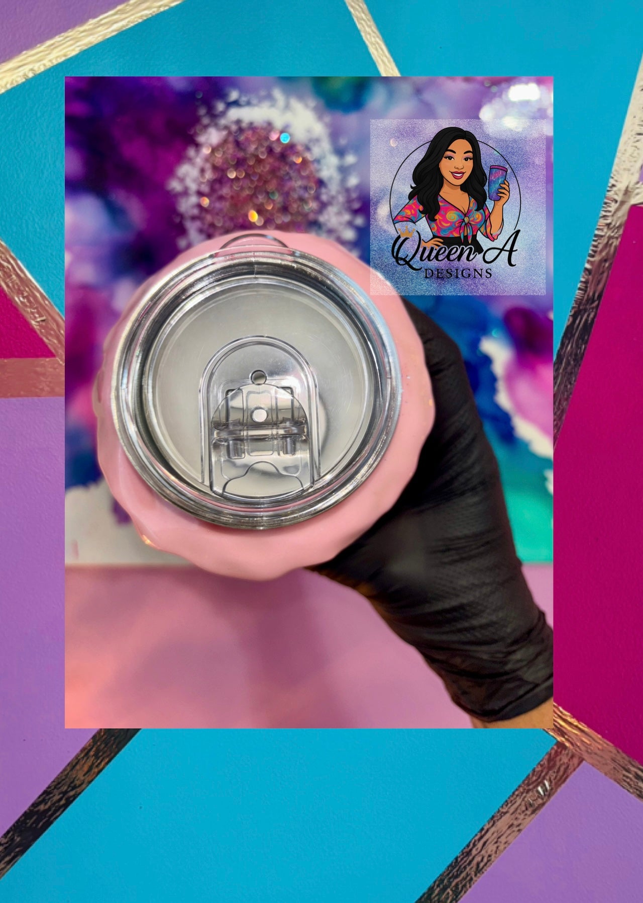 “Donut Queen” 20oz. 3D Tumbler